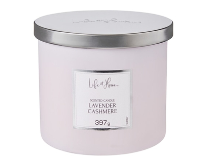 Life at Home Scented Candle Lavender Cashmere - 1.0 EA