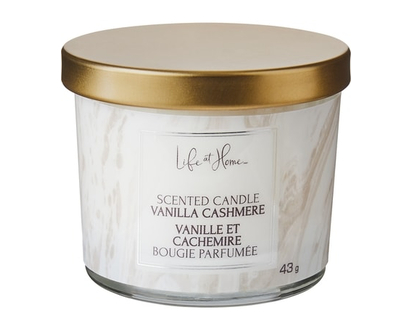 Life at Home Scented Candle Vanilla Cashmere - 1.0 EA