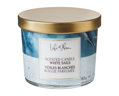 Life at Home Scented Candle White Sails - 1.0 EA