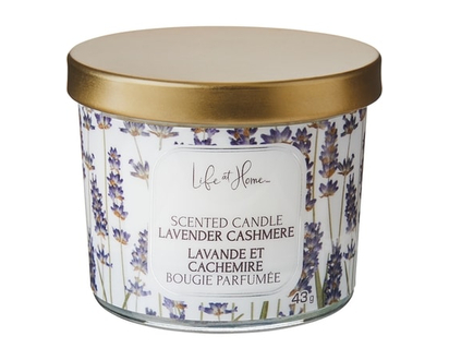 Life at Home Scented Candle Lavender Cashmere - 1.0 EA