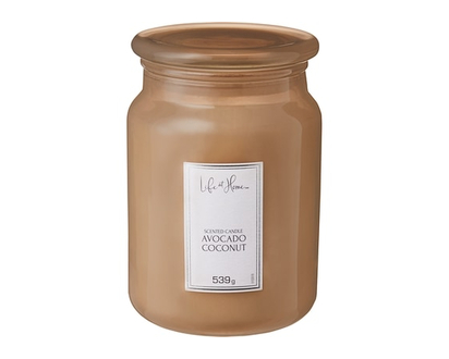 Life at Home Scented Candle Avocado Coconut - 1.0 EA