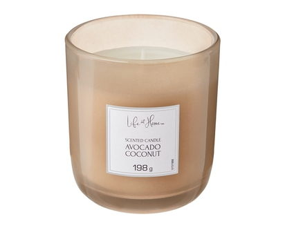 Life at Home Scented Candle Avocado Coconut - 1.0 EA