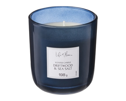 Life at Home Scented Candle Driftwood & Sea Salt - 1.0 EA