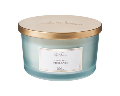 Life at Home Bougie parfumée – Voiles blanches - 1.0 EA
