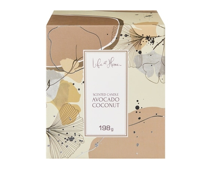 Life at Home Scented Candle Avocado Coconut - 1.0 EA