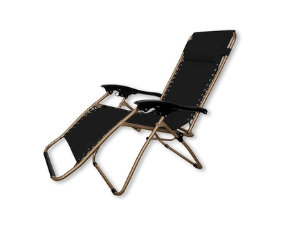 Everyday Essentials Zero Gravity Chair - Black - 1.0 EA