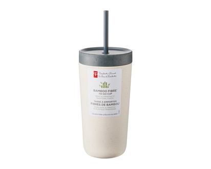 President's Choice Bamboo Fibre To Go Cup - Grey - 1.0 EA