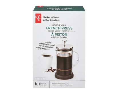 le Choix du Président Cafetière à piston à double paroi - 1.0 EA
