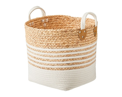Life at Home Small Stripe Storage Basket - 1.0 EA