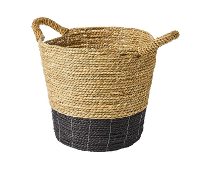 Life at Home Small Black Base Storage Basket - 1.0 EA