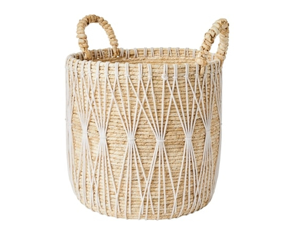 Life at Home Small Boho Storage Basket - 1.0 EA