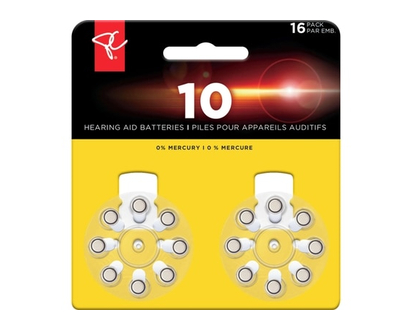 President's Choice Size 10 Hearing Aid Batteries 16-Pack - 16 EA