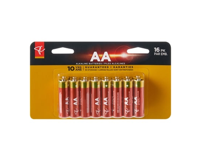 President's Choice Long Life Alkaline AA Batteries 16-Pack - 16 EA