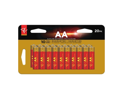 President's Choice Long Life Alkaline AA Batteries 20-Pack - 20 EA