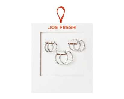 Joe Fresh Joe SS Trio Hoop Earring - 1 EA