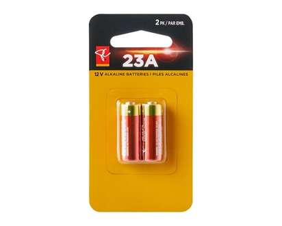 President's Choice Watch Batteries 23A - 1.0 EA