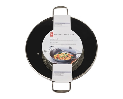 President's Choice Cast Iron Wok With Lid - 1.0 EA