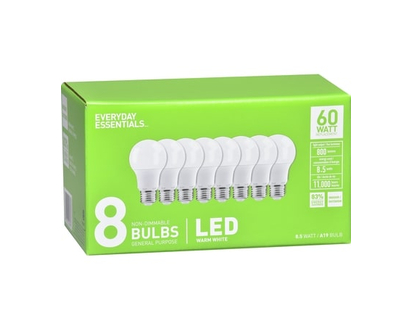 Everyday Essentials 8.5W Soft White LED Bulb - 1.0 EA