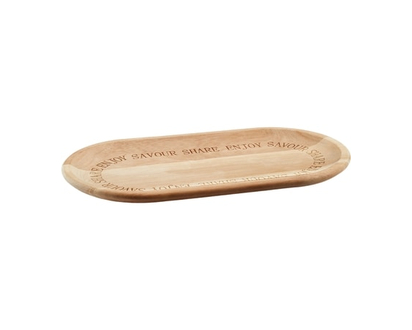 President's Choice Acacia Wood Serve Plate - 1.0 EA