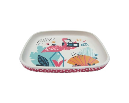 JUMP Kids World Plate, Round, Print - 1.0 EA