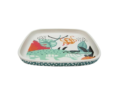 JUMP Kids World Round Plate, Printed - 1.0 EA