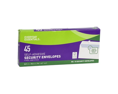 Everyday Essentials Envelopes, 45-count - 1.0 EA