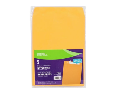 Everyday Essentials Kraft Envelopes 9x12" - 1.0 EA