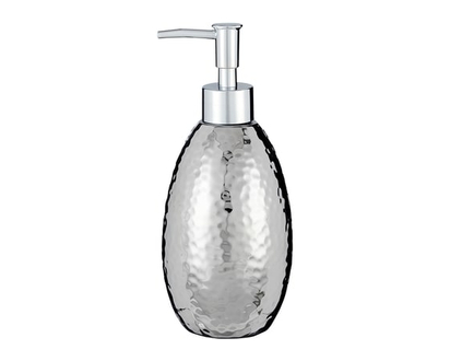 Life at Home Soap Dispenser, Hammered Metal - 1.0 EA