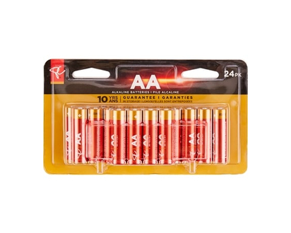 President's Choice Long Life Alkaline AA Batteries 24-Pack - 24 EA