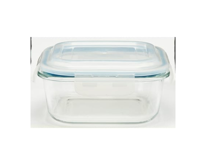 President's Choice Square Glass, Food Storage - 1.0 EA
