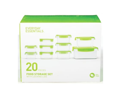 Everyday Essentials Locking Lid Set, 20Pc - 1.0 EA