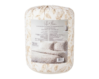 Life at Home 3 Piece Comforter Bed Set- Full/ Queen- Paisley Jacobean - 1.0 EA