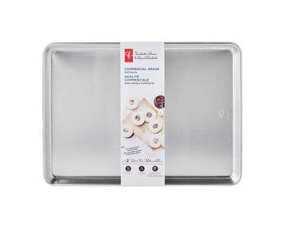 President's Choice 2 Pack Non-Stick Aluminum Baking Trays with Handles, 17 x 12 in - 1.0 EA