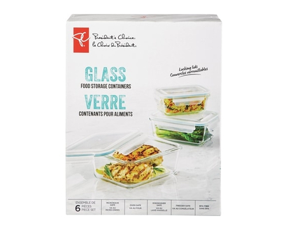 President's Choice Borosilicate Glass Storage Rectangle - 1.0 EA