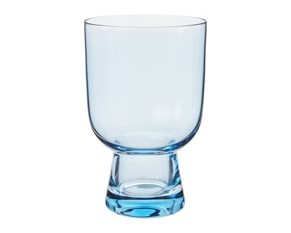 Life at Home Stacked Glass -Blue - 1.0 EA