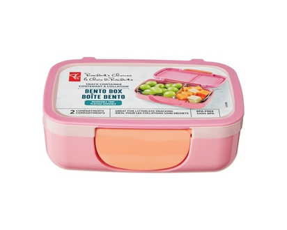 President's Choice Bento Snack Box Pink - 1.0 EA