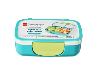 President's Choice Bento Snack Box Teal - 1.0 EA