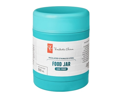 President's Choice 350ml Food Jar, Teal - 1.0 EA