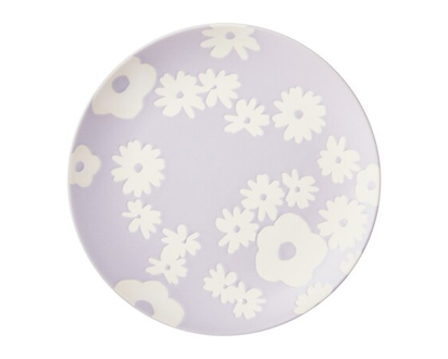 Life at Home Wax Resist Side Plate Lavender - 1.0 EA