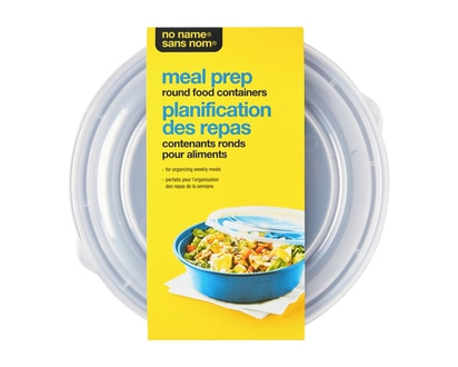 No Name Round 10 Piece Meal PreContainer, Blue - 1.0 EA