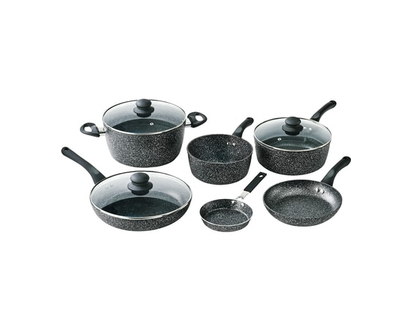 le Choix du Président President's Choice Batterie de cuisine antiadhésive forgée de 9 pièces - 1.0 EA