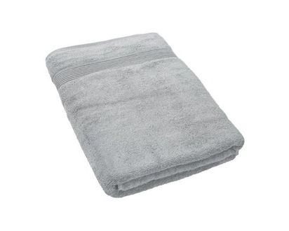 PC Organics Organic Cotton Bath Sheet, Icy Grey - 1.0 EA
