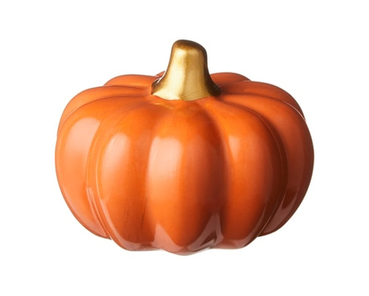 Small Ceramic Pumpkin - Orange - 1.0 EA