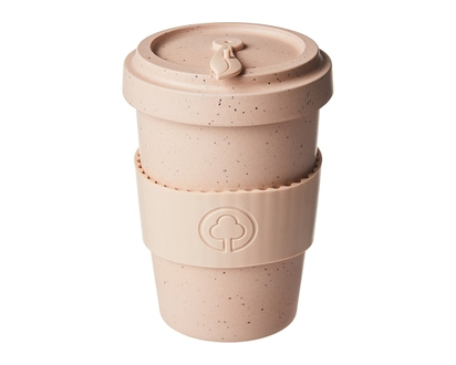 le Choix du Président Grande tasse de voyage en fibres de bambou – Rose - 1.0 EA