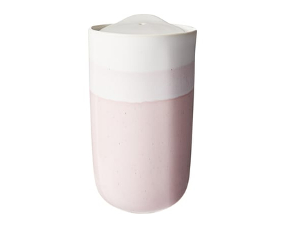 Life at Home Ceramic Slant To Go-Pink - 1.0 EA