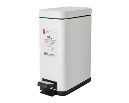 President's Choice 10 L Stainless Steel Slim Step Bin - 1.0 EA