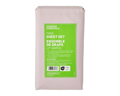 Everyday Essentials Twin Cotton Sheet 3 Piece Set - 1.0 EA