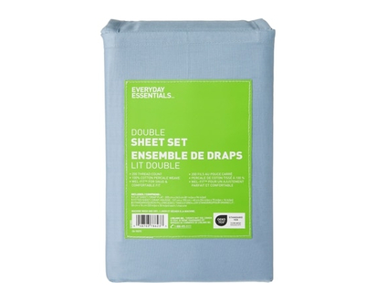 Everyday Essentials Double Cotton Sheet 4 Piece Set - 1.0 EA