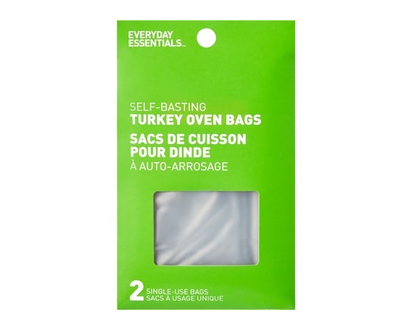 Everyday Essentials Self-Basting Turkey Oven Bags - 1.0 EA
