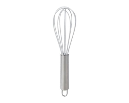Mini fouet en silicone – blanc - 1.0 EA